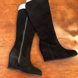 Johnston & Murphy Suede Boots with Wedge Heel